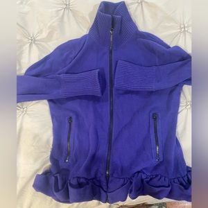 Burberry Sport peplum sweater/jacket szL